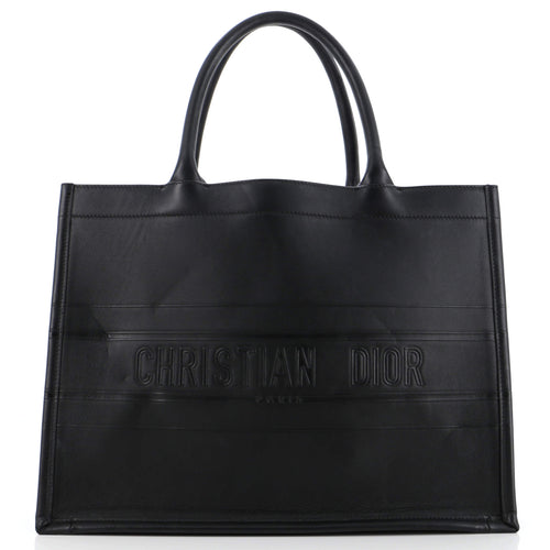 Dior Book Tote Oblique Embossed Calfskin Medium
