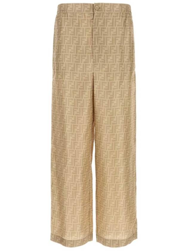 Fendi Fendi Ff Silk Pants