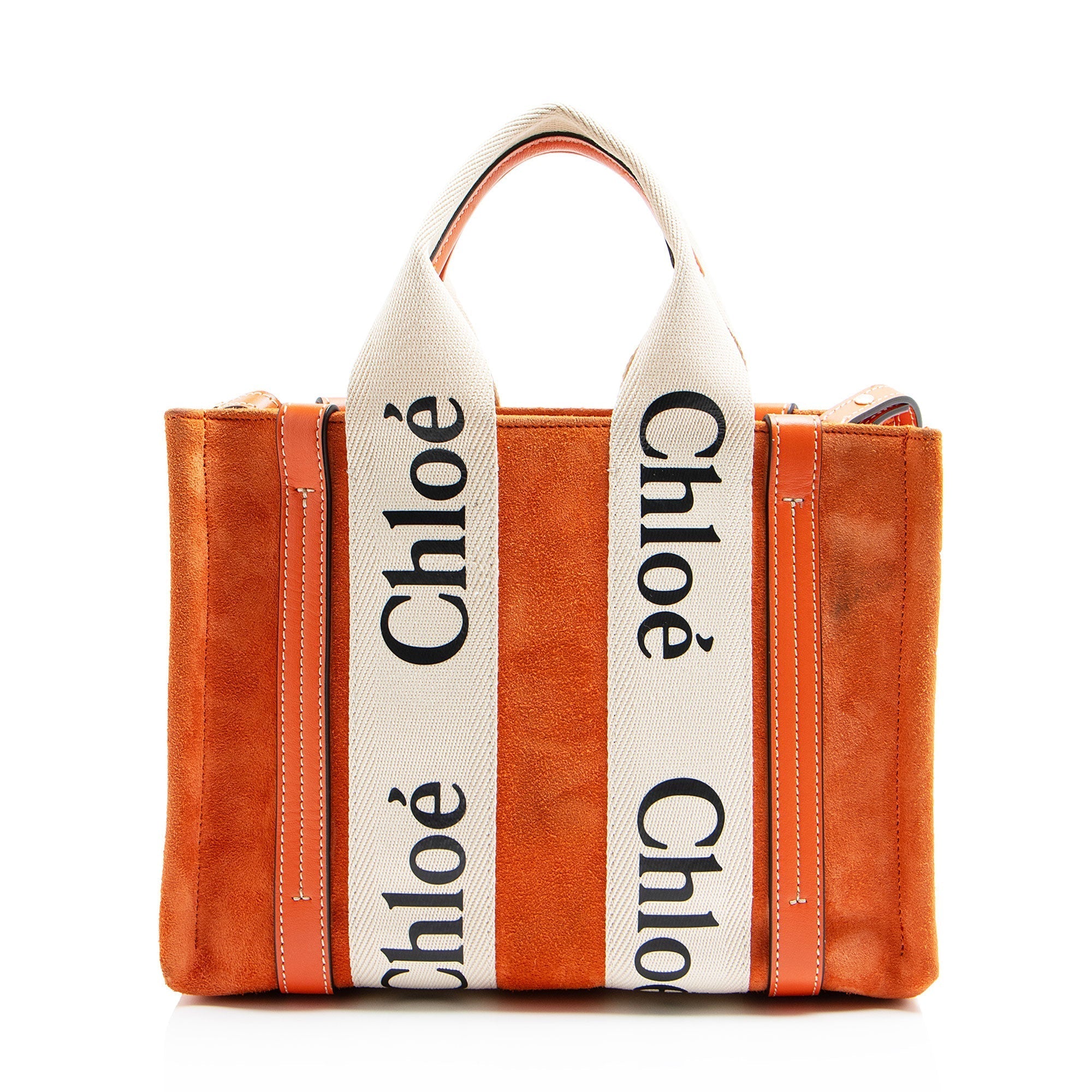 Chloe Suede Woody Small Tote