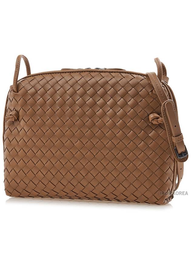 Bottega Veneta Small Intrecciato Shoulder Bag Brown