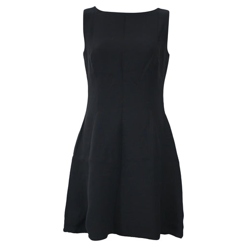 Dior Sleeveless Mini Dress in Black Silk