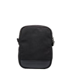 Saint Laurent Crossbody Bag in Canvas Leather Black