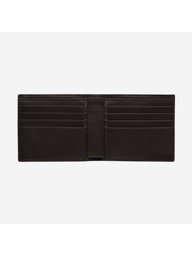 Bottega Veneta Intrecciato Weaving Half Wallet Espresso
