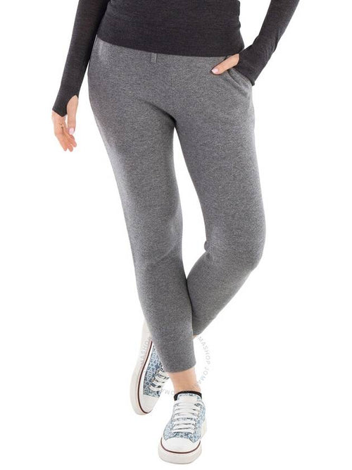 Burberry Burberry Ladies Light Grey Melange Jogger Pants, Size XX-Small
