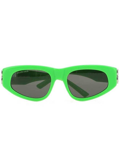 Balenciaga Eyewear BB0095S Dynasty D Frame Sunglasses Neon Green