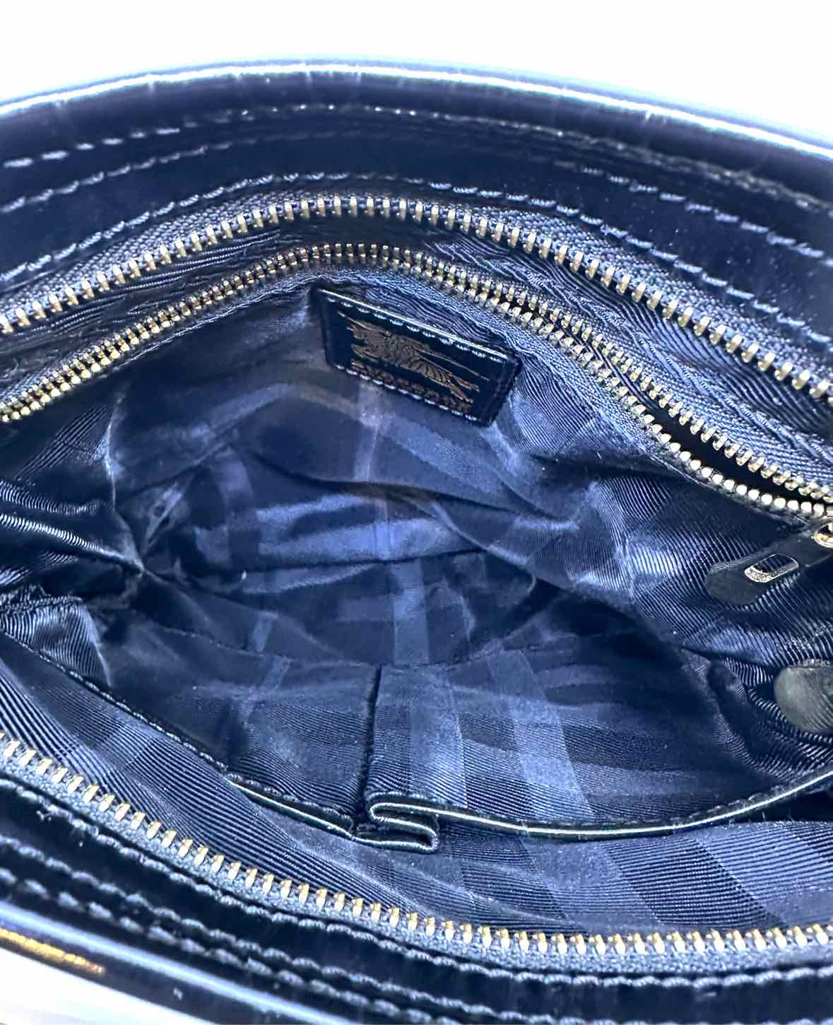BURBERRY Black Nylon Quilted Handbag