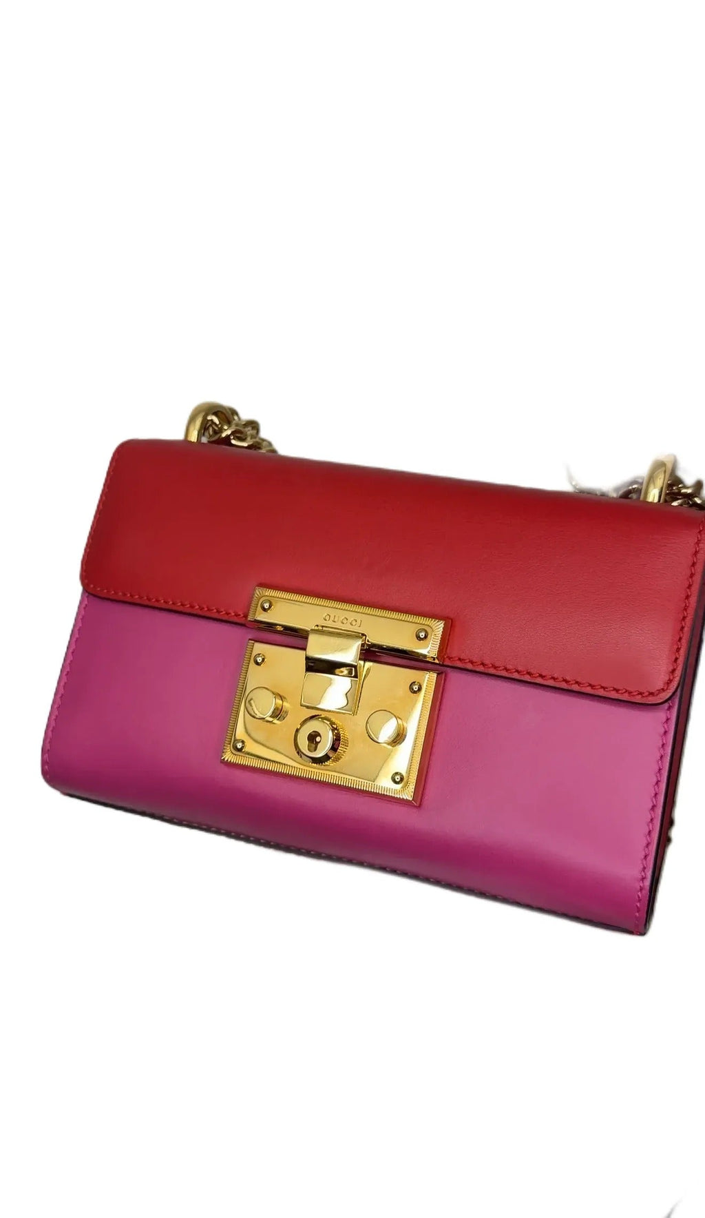 Gucci Small Padlock Shoulder Bag - Pink B3-41