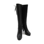 Fendi Fendi Long Boots Shoes Leather  Black -