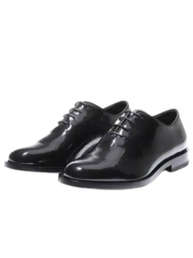 Fendi Patent Leather Lace Up Derby Black