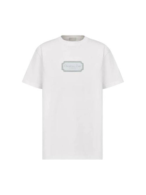 Couture Relaxed Fit Short Sleeve T-Shirt White Dior