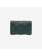 Bottega Veneta Intrecciato Cassette Cross Bag Green