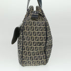 FENDI Zucchino Canvas Hand Bag Navy 71-16533-0-012  ac1835