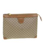 CELINE Macadam Canvas Clutch Bag Beige  ac1845