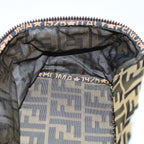FENDI Zucca Canvas Vanity Cosmetic Pouch Brownac2172