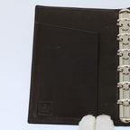 FENDI Zucca Canvas Agenda Day Planner Cover Brownac2173