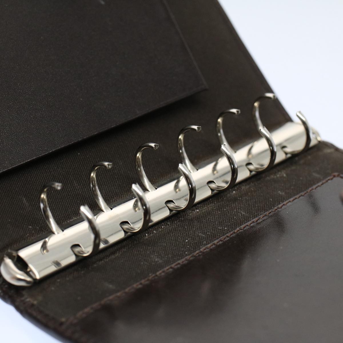 FENDI Zucca Canvas Agenda Day Planner Cover Brownac2173