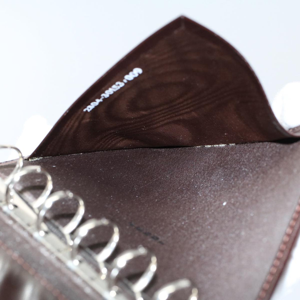 FENDI Zucca Canvas Agenda Day Planner Cover Brownac2173