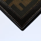 FENDI Zucca Canvas Agenda Day Planner Cover Brownac2173