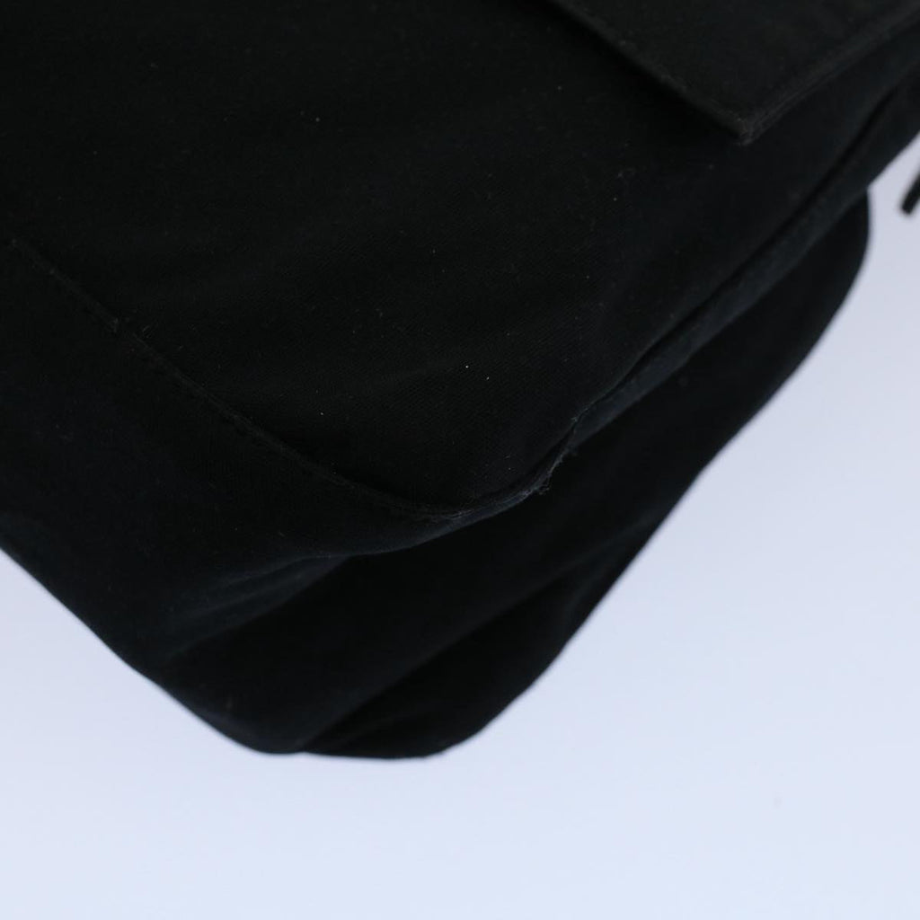 FENDI Mamma Baguette Shoulder Bag Nylon Blackac2413