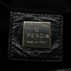 FENDI Mamma Baguette Shoulder Bag Nylon Blackac2413