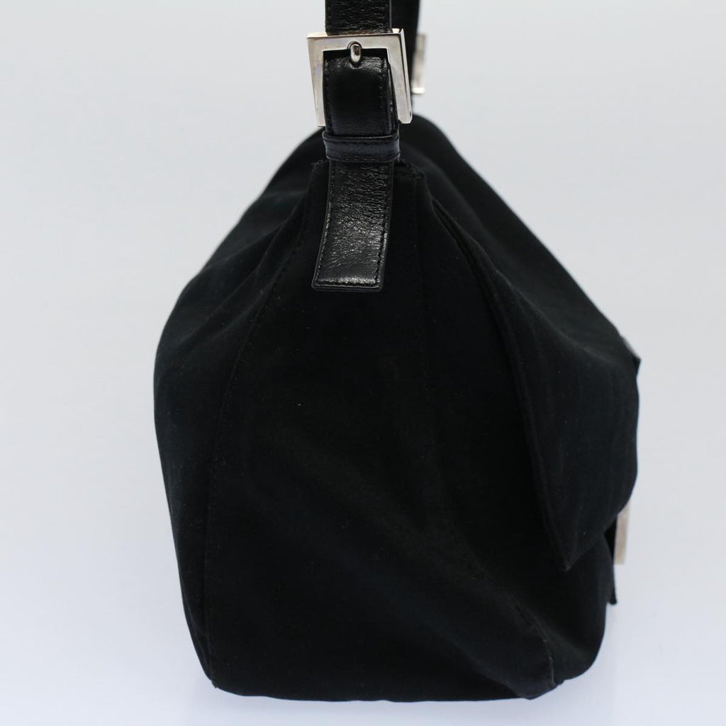 FENDI Mamma Baguette Shoulder Bag Nylon Blackac2413