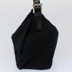 FENDI Mamma Baguette Shoulder Bag Nylon Blackac2413