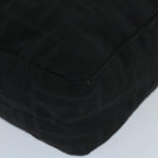 FENDI Zucca Canvas Tote Bag Nylon Leather Blackac2414