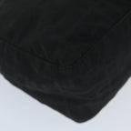 FENDI Zucca Canvas Tote Bag Nylon Leather Blackac2414