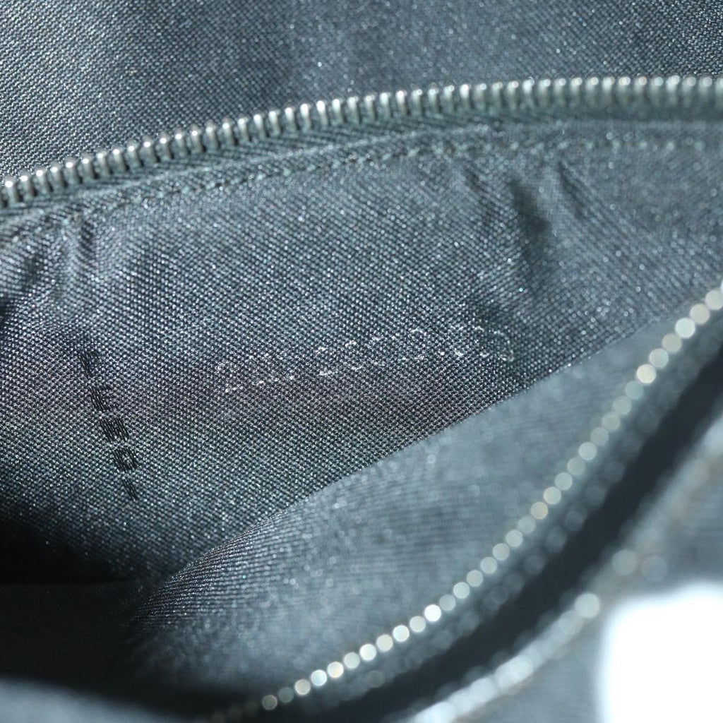 FENDI Zucca Canvas Tote Bag Nylon Leather Blackac2414