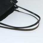 FENDI Zucca Canvas Tote Bag Nylon Leather Blackac2414