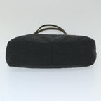 FENDI Zucca Canvas Tote Bag Nylon Leather Blackac2414