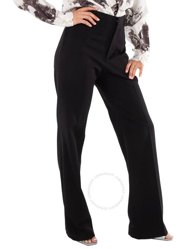 Balenciaga Wool Flare Taalodu Slacks Black