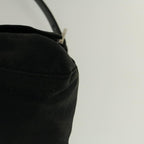 FENDI Mamma Baguette Shoulder Bag Nylon Blackac2482
