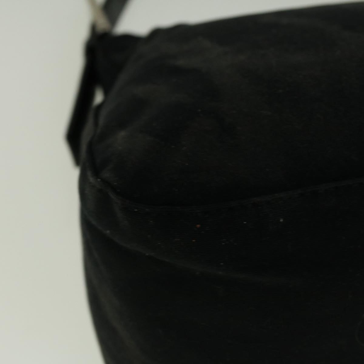 FENDI Mamma Baguette Shoulder Bag Nylon Blackac2482