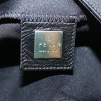 FENDI Mamma Baguette Shoulder Bag Nylon Blackac2482