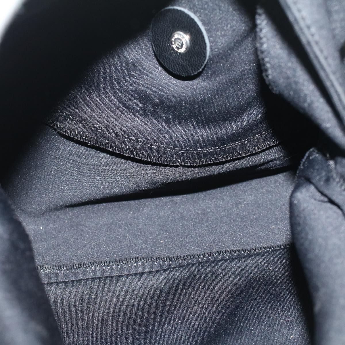 FENDI Mamma Baguette Shoulder Bag Nylon Blackac2482