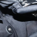 FENDI Mamma Baguette Shoulder Bag Nylon Blackac2482