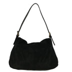 FENDI Mamma Baguette Shoulder Bag Nylon Blackac2482