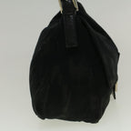 FENDI Mamma Baguette Shoulder Bag Nylon Blackac2482