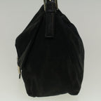 FENDI Mamma Baguette Shoulder Bag Nylon Blackac2482