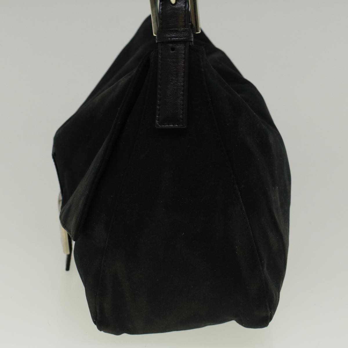 FENDI Mamma Baguette Shoulder Bag Nylon Blackac2482