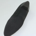 FENDI Zucchino Canvas loafers shoes Blackac2503