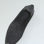 FENDI Zucchino Canvas loafers shoes Blackac2503