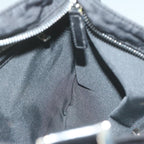 FENDI Zucca Canvas Shoulder Bag Blackac2516