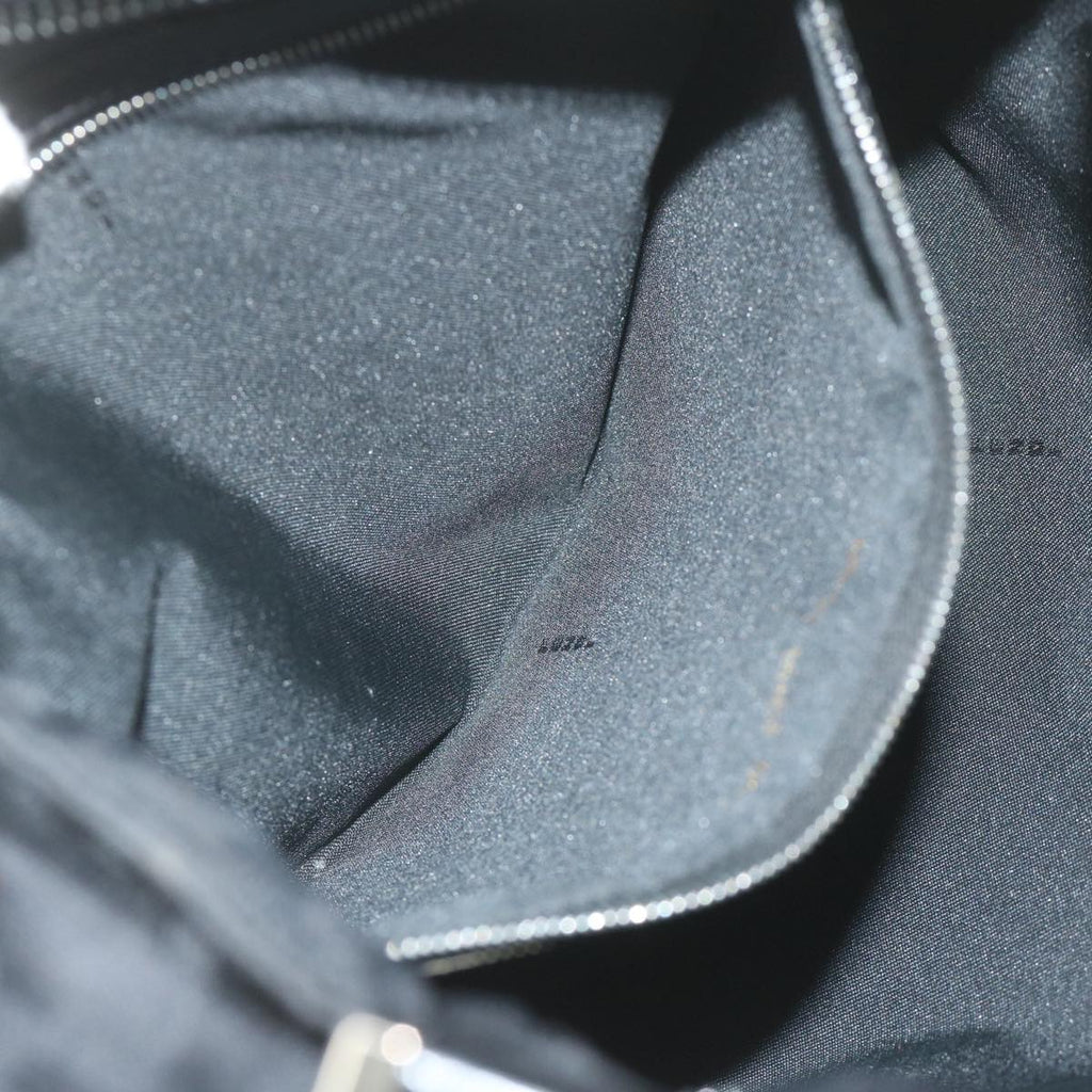 FENDI Zucca Canvas Shoulder Bag Blackac2516