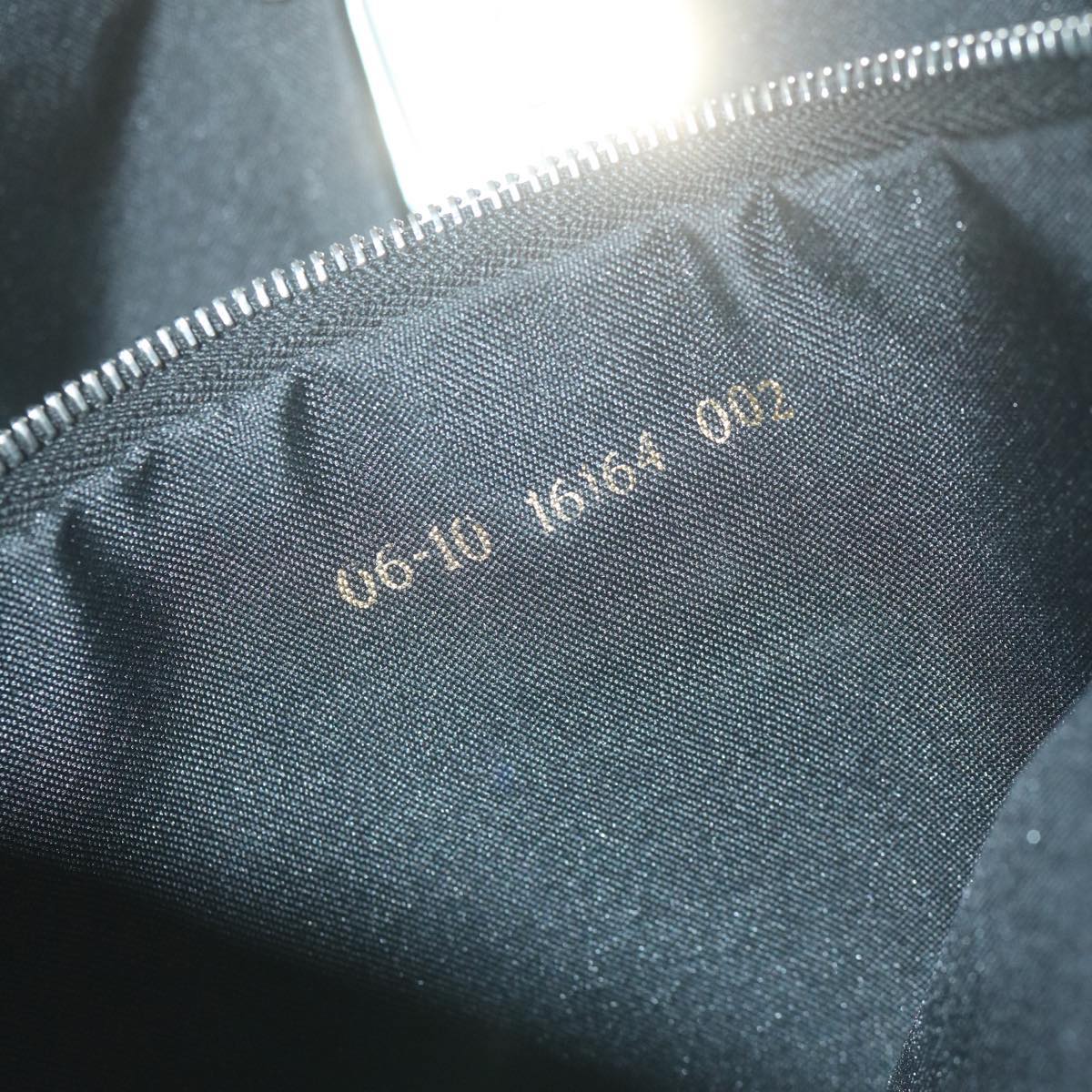 FENDI Zucca Canvas Shoulder Bag Blackac2516