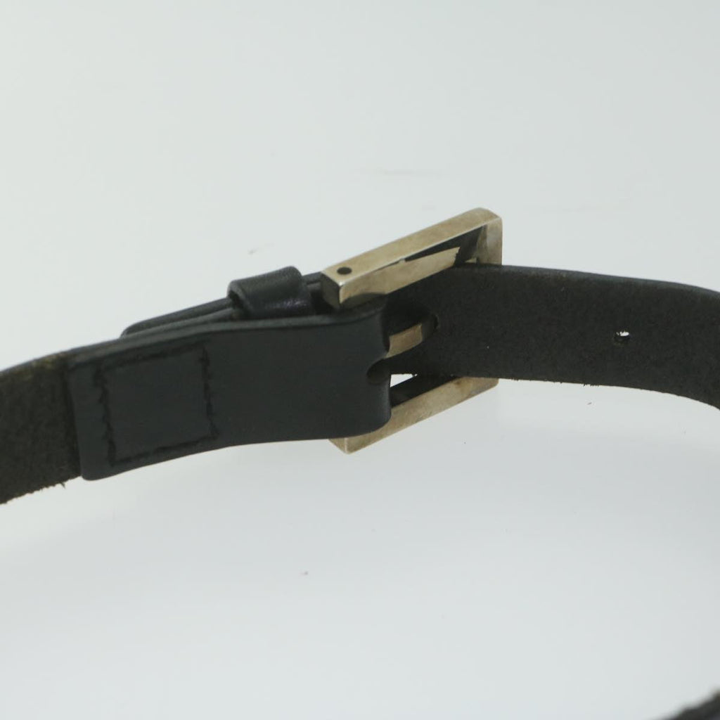 FENDI Zucca Canvas Shoulder Bag Blackac2516