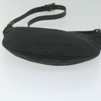 FENDI Zucca Canvas Shoulder Bag Blackac2516