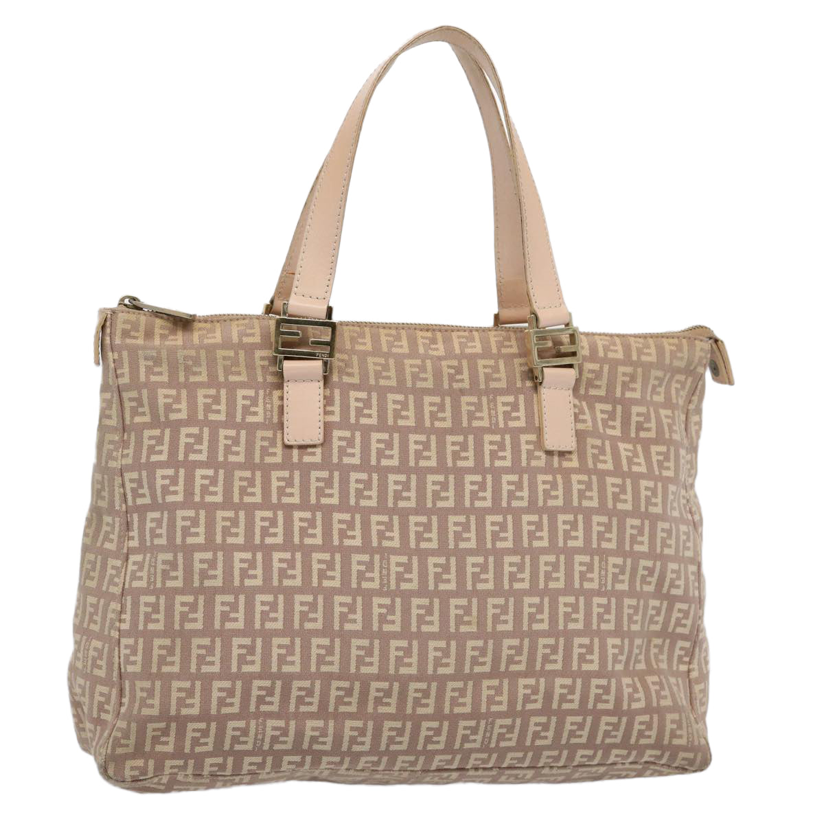 FENDI Zucchino Canvas Hand Bag Pinkac2517