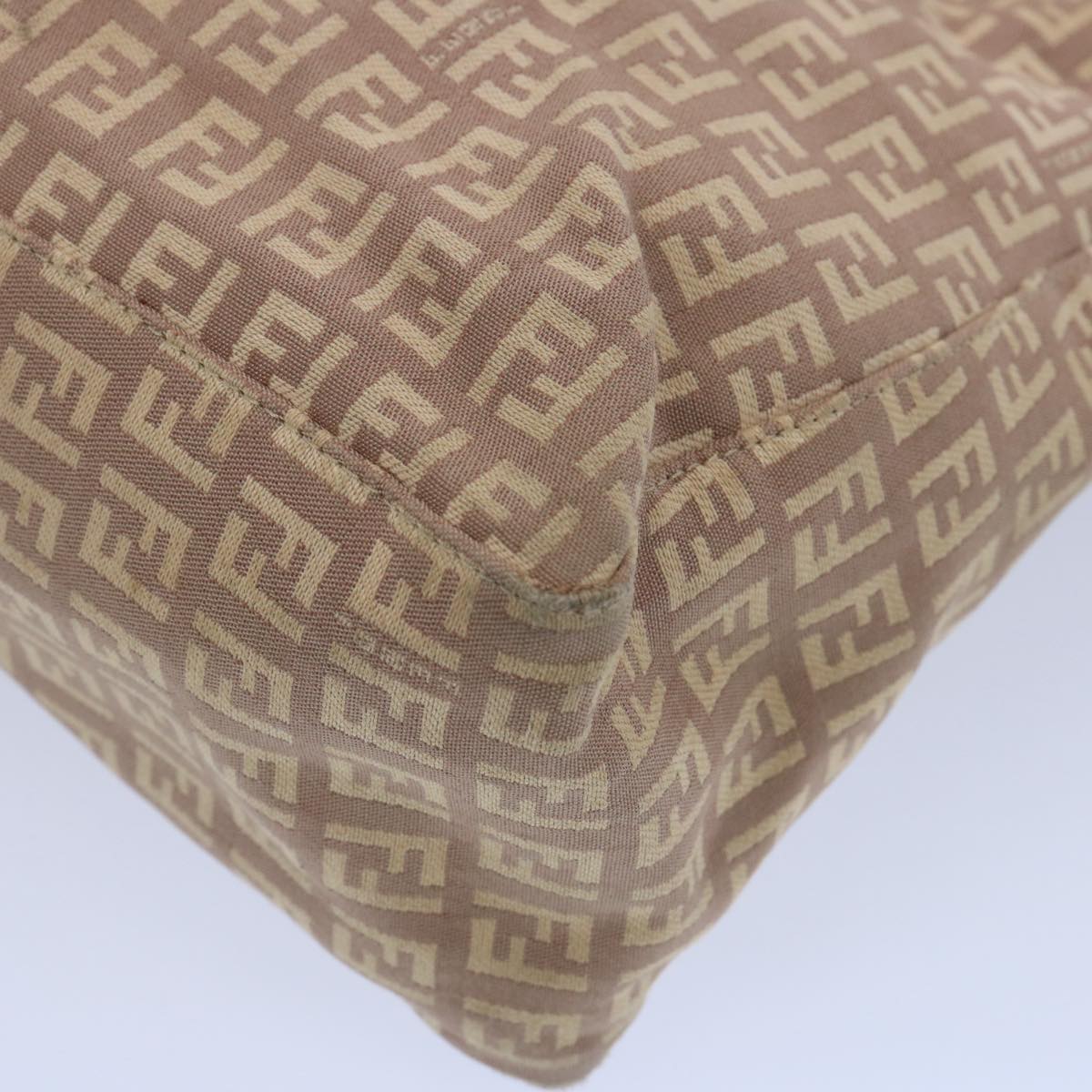 FENDI Zucchino Canvas Hand Bag Pinkac2517